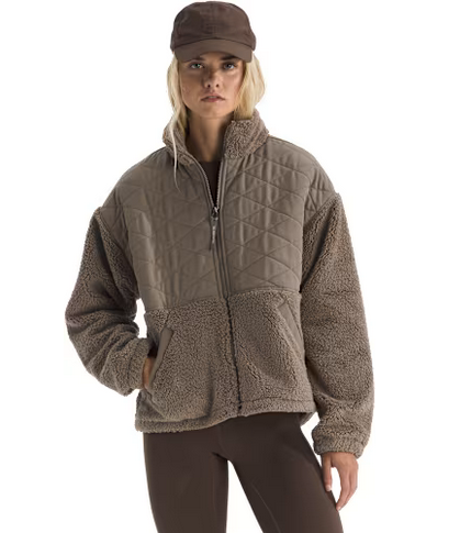 THE NORTH FACE WOMENS CABIN FLEECE FULL ZIP SWEATER