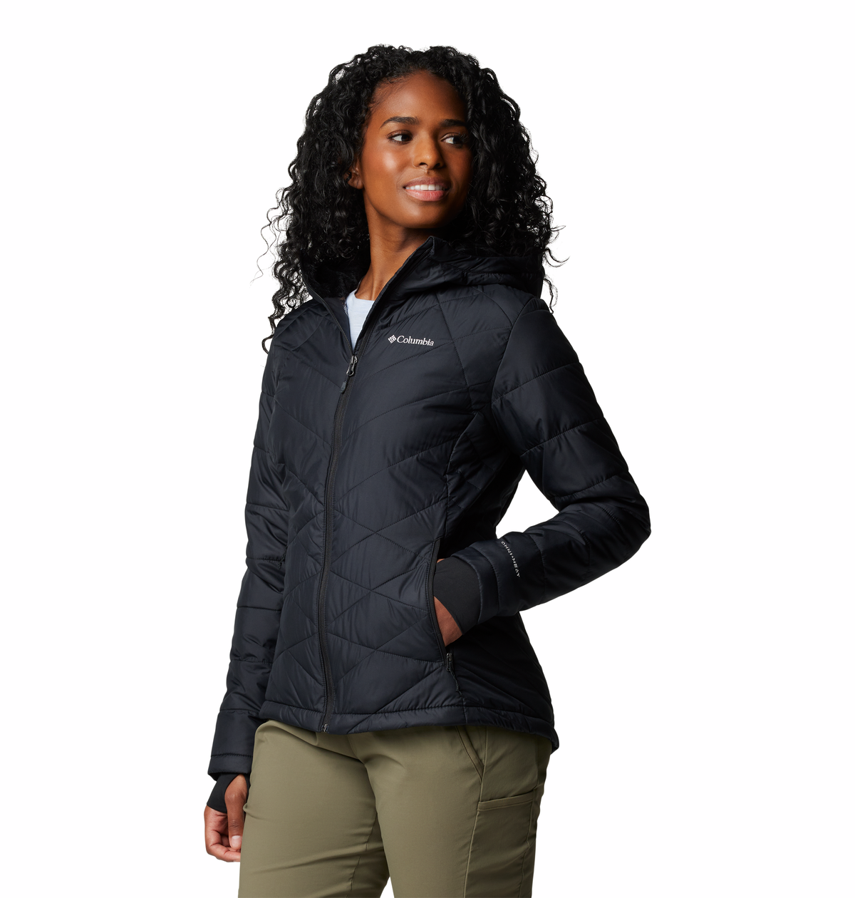 COLUMBIA WOMENS HEAVENLY™ HOODED WINTER JACKET