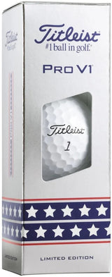 TITLEIST UNISEX PRO V1 USA GOLF BALL 25
