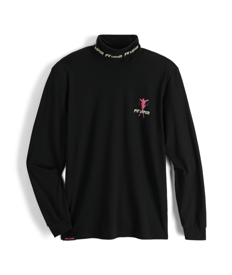 PIT VIPER MENS CRISS CROSS TURTLENECK LONG SLEEVE SHIRT
