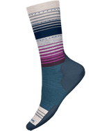 SMARTWOOL WOMENS EVERYDAY STITCH STRIPE CREW SOCKS