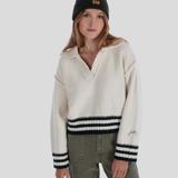 JETTY WOMENS TYBEE HENLEY SWEATER 26