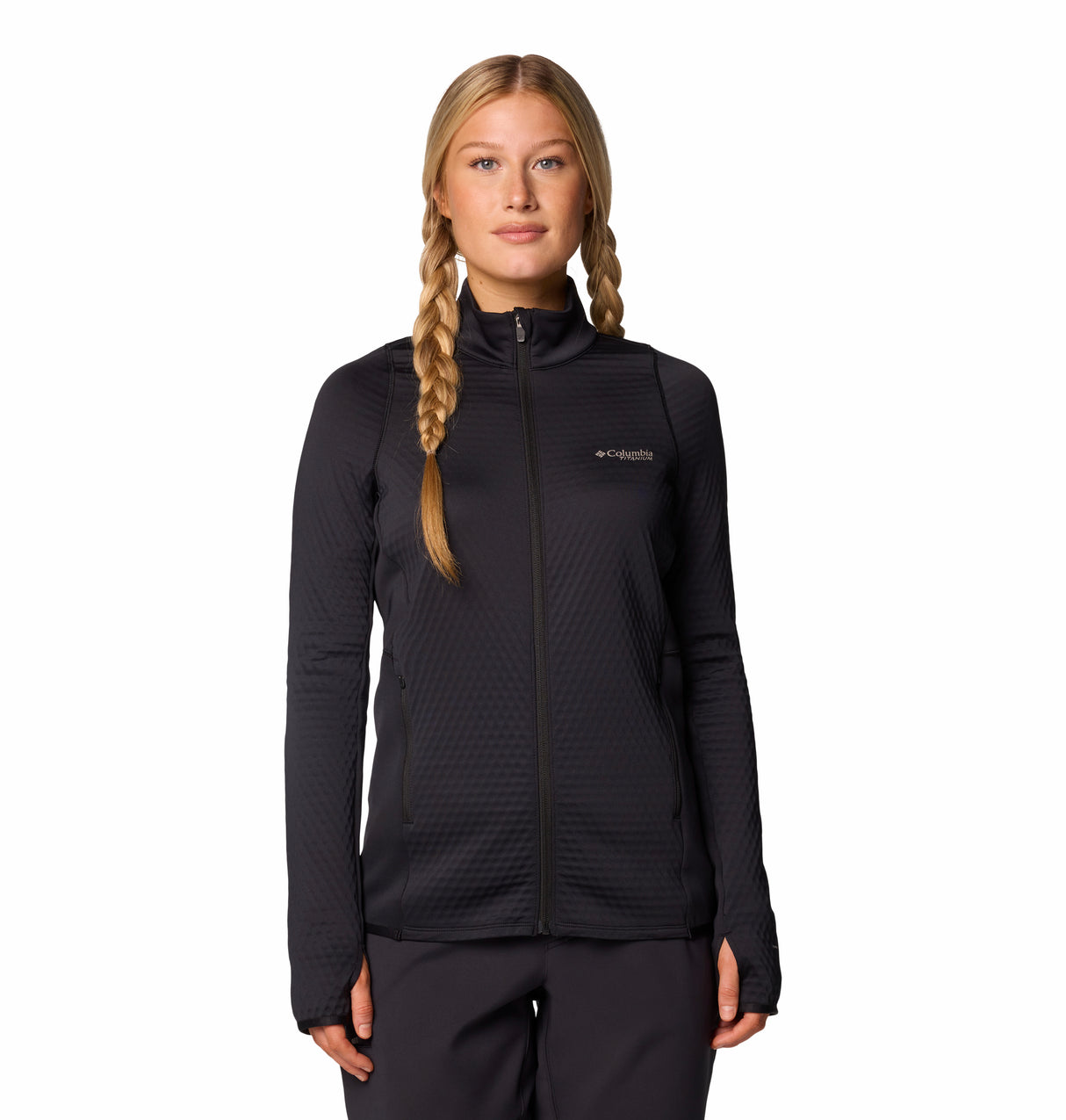 COLUMBIA WOMENS CRYSTAL LEAF™ OMNI-HEAT™ HELIX FULL ZIP SWEATER