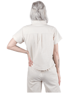 JETTY WOMENS CAPE COD JACQUARD SHORT SLEEVE SHIRT 25