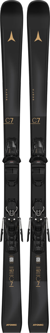 ATOMIC WOMENS CLOUD C7 + M 10 GW DOWNHILL SKIS 26