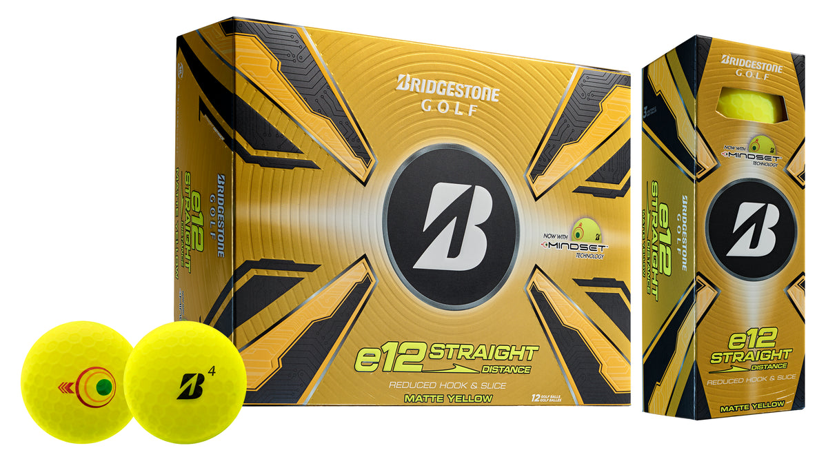 BRIDGESTONE UNISEX E12 STRAIGHT GOLF BALL 25