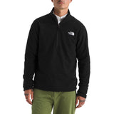 THE NORTH FACE MENS TEXTURED CAP ROCK ¼ ZIP SWEATER