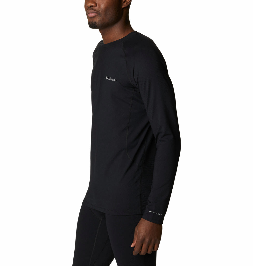 COLUMBIA MENS OMNI-HEAT INFINITY KNIT LONG SLEEVE CREW BASELAYER TOP 26
