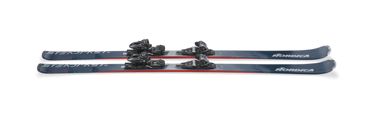 NORDICA MENS STEADFAST 75 TP2 COMPACT 10 FDT DOWNHILL SKIS 26