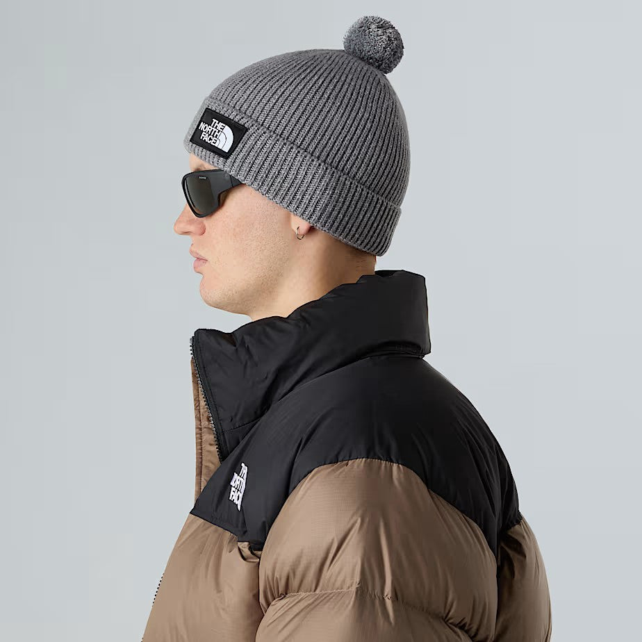 THE NORTH FACE UNISEX TNF™ LOGO BOX POM BEANIE WINTER HAT