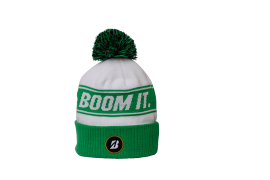 BRIDGESTONE MENS BOOM IT KNIT POM BEANIE HAT 25