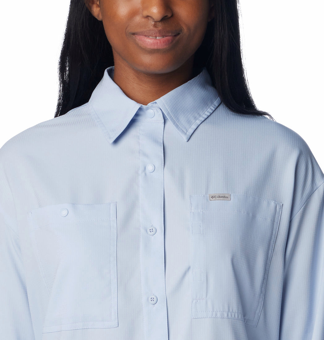 COLUMBIA WOMENS SILVER RIDGE UTILITY ™LONG SLEEVE SHIRT 25