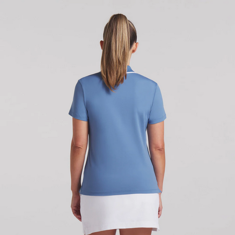 PUMA WOMENS CLOUDSPUN BRIDGES SHORT SLEEVE POLO 25