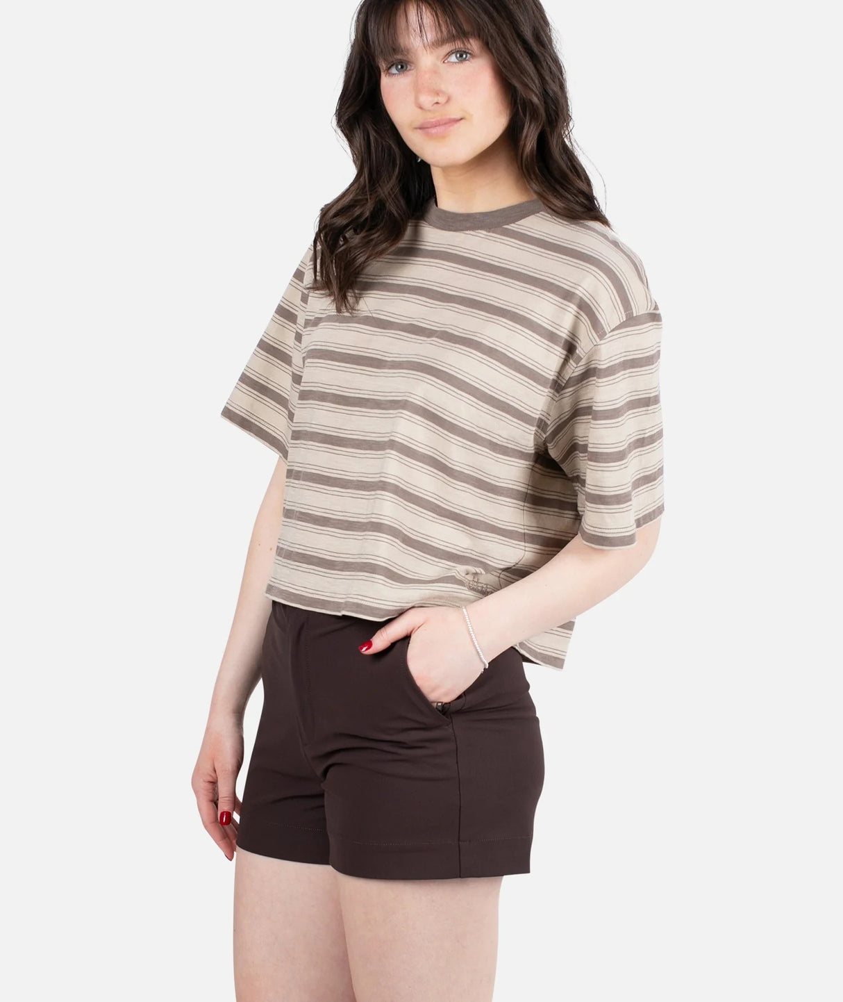 JETTY WOMENS CROSBY VERSATILITY SHORT 25