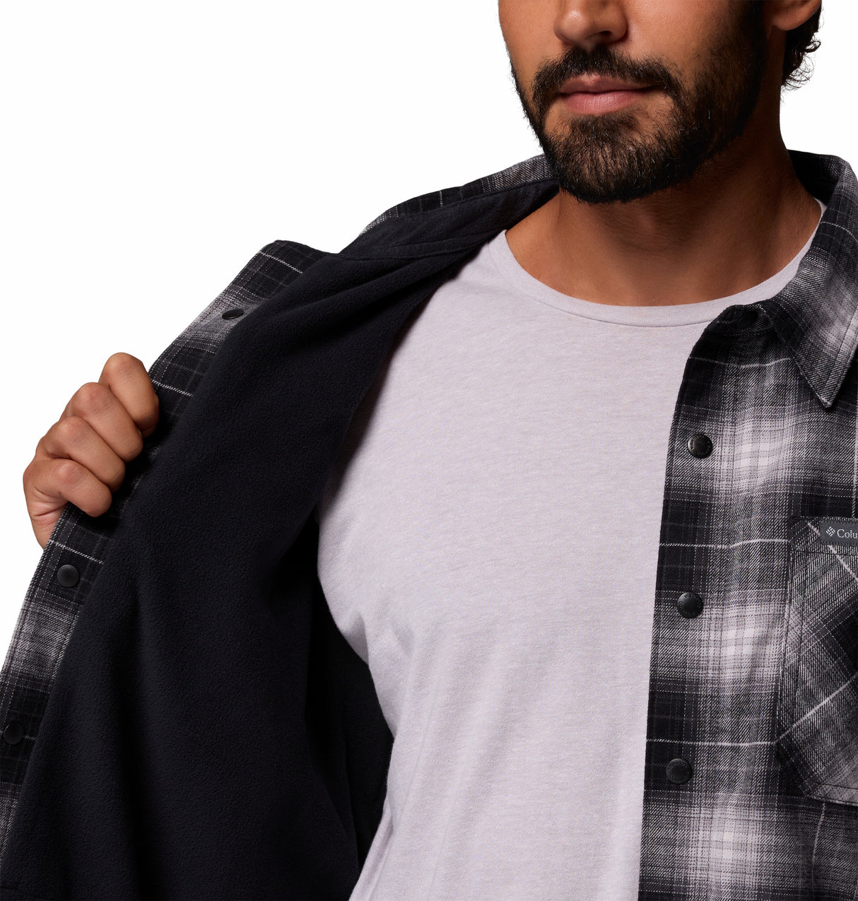 COLUMBIA MENS CORNELL WOODS™ FLEECE LINED LONG SLEEVE SHIRT