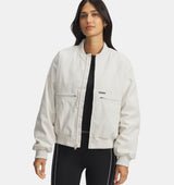 UNDER ARMOUR WOMENS UA EXPANSE FLEECE-LINED BOMBER SOFTSHELL JACKET 26