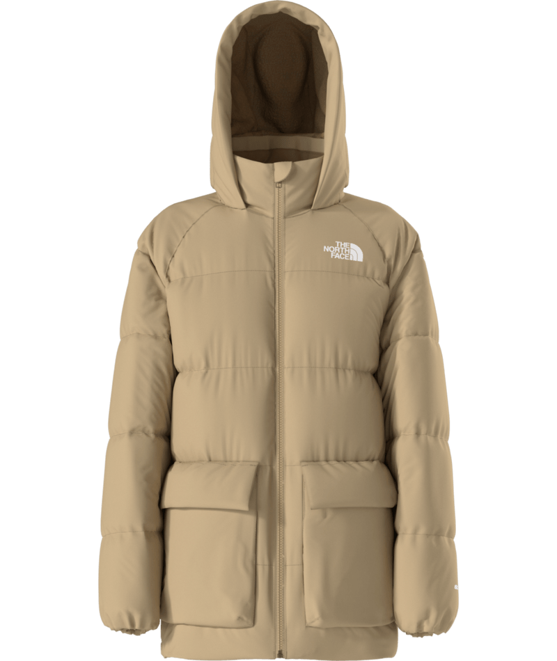 THE NORTH FACE YOUTH TEEN NORTH DOWN FLEECE-LINED SHORT PARKA