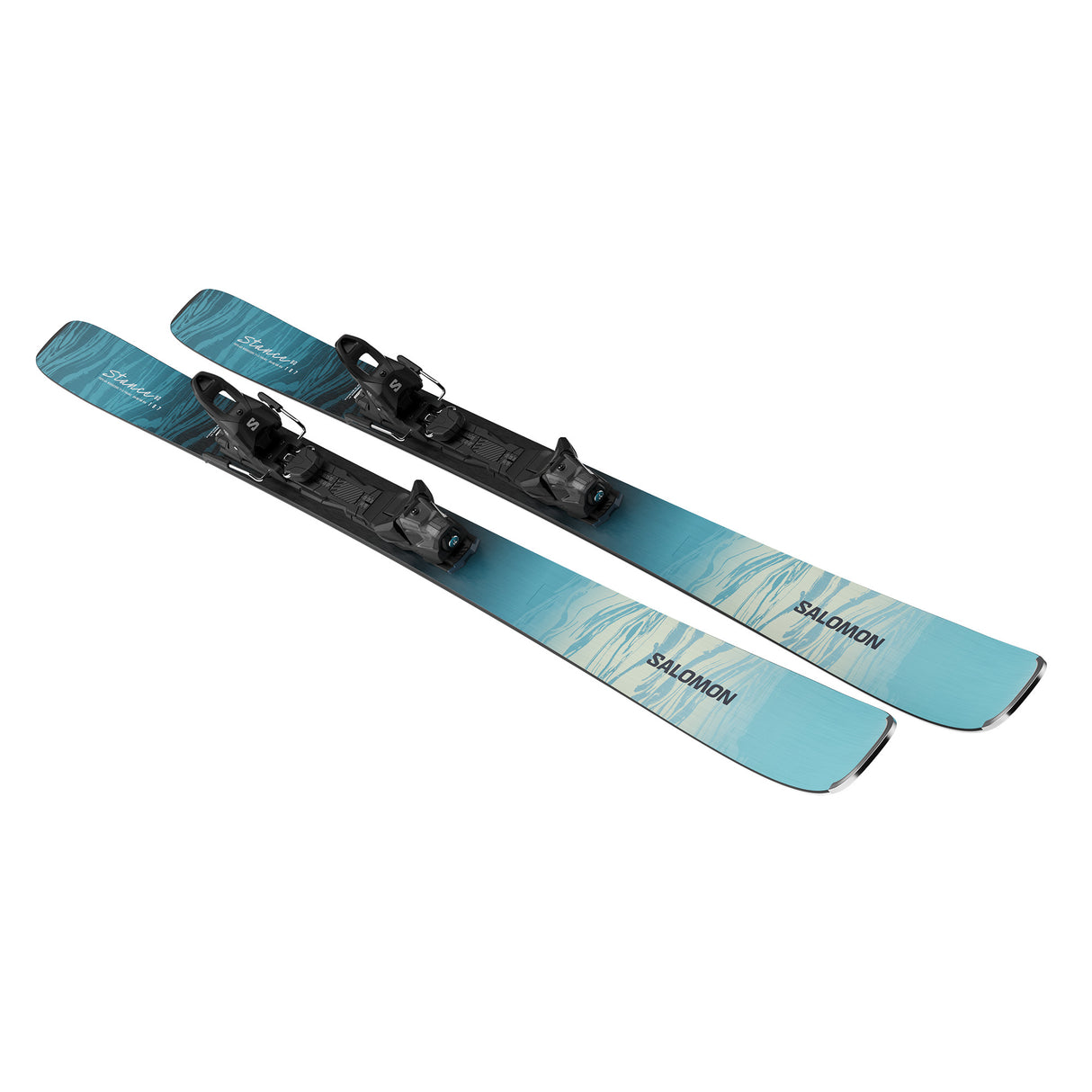 SALOMON WOMENS STANCE 80 + M10 DOWNHILL SKIS 26