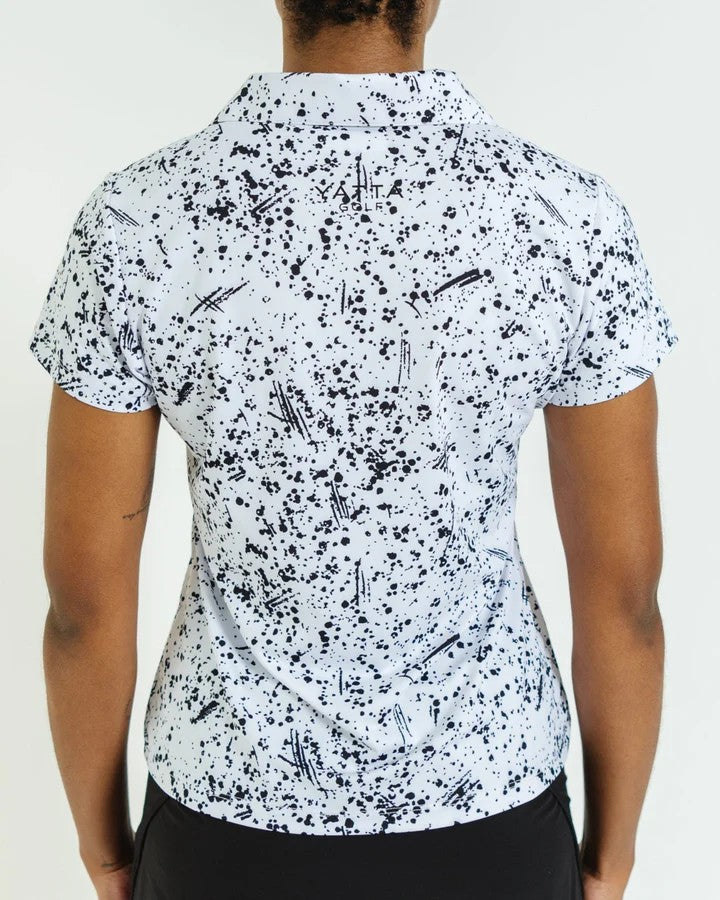 YATTA WOMENS COOKIES & CREAM POLO 25