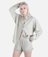 JETTY WOMENS ATLANTIS OVERSIZED LONG SLEEVE SHIRT 25