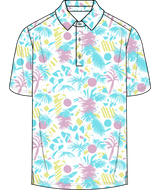 HUK MENS PURSUIT PRINTED POLO