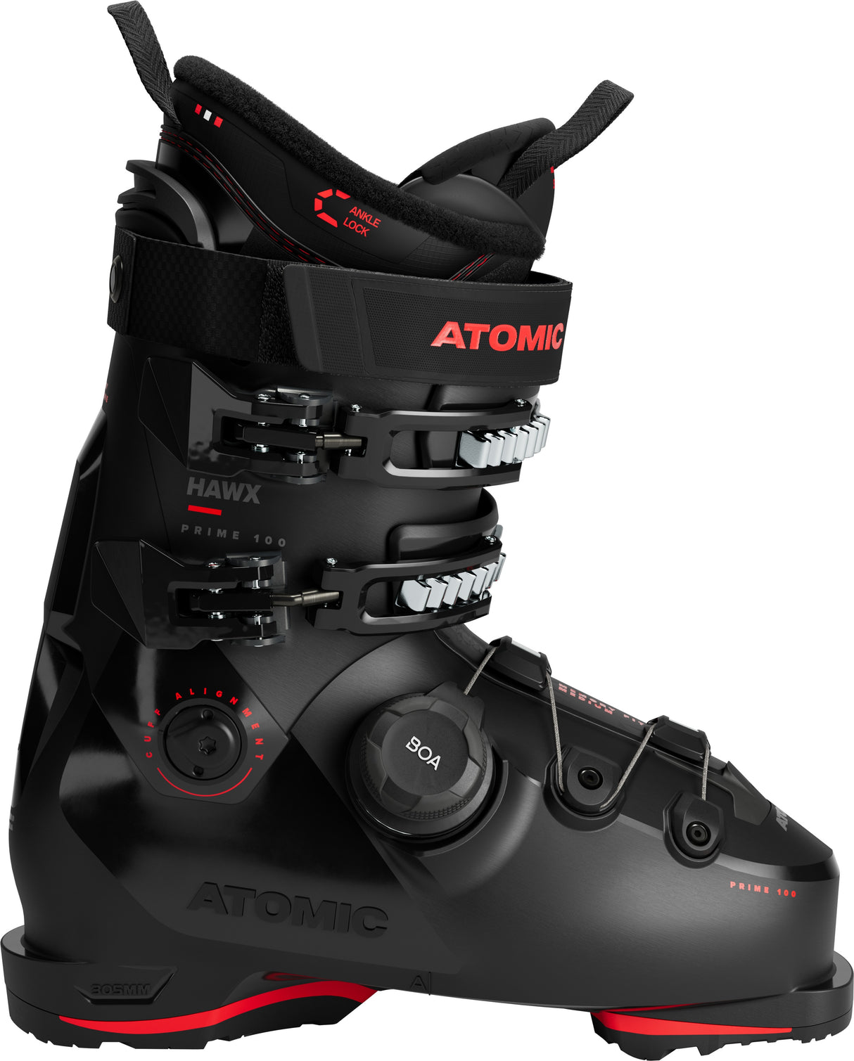 ATOMIC UNISEX HAWX PRIME 100 BOA DOWNHILL SKI BOOT 26