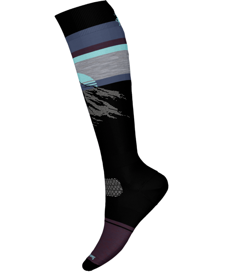 SMARTWOOL UNISEX SNOWBOARD TARGETED CUSHION MOUNTAIN SUNRISE OTC SOCKS