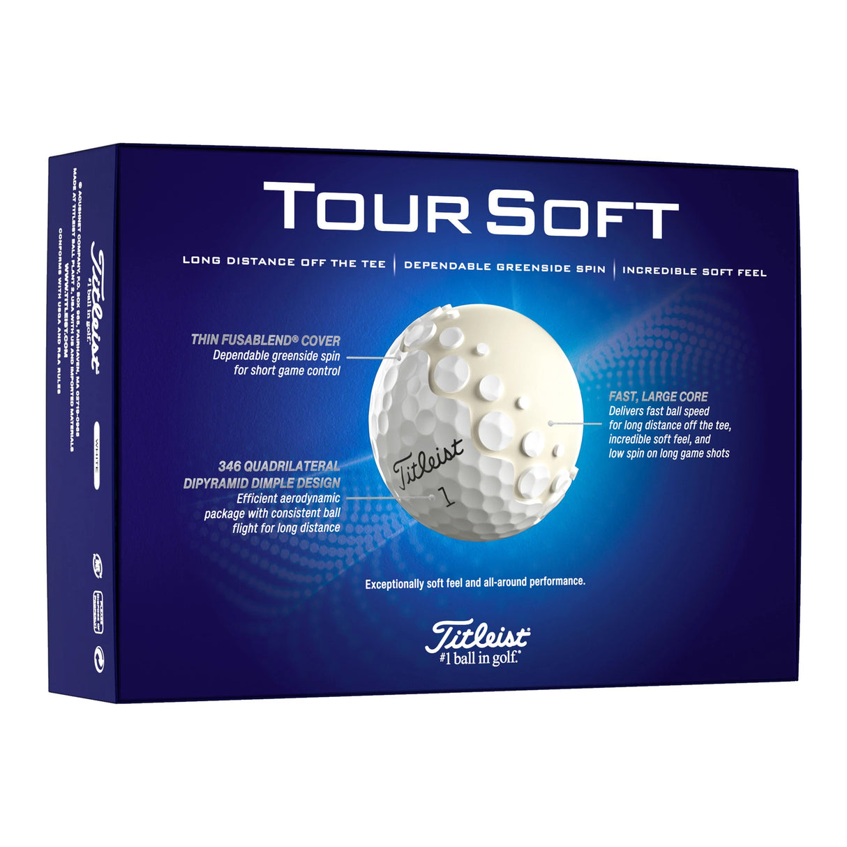 TITLEIST UNISEX TOUR SOFT GOLF BALL 25