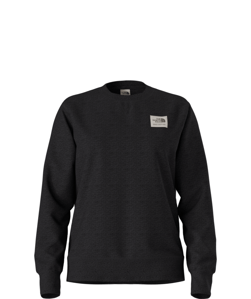 THE NORTH FACE WOMENS  HERITAGE PATCH CREW SWEATER