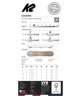 K2 MENS COURIER SNOWBOARD 26