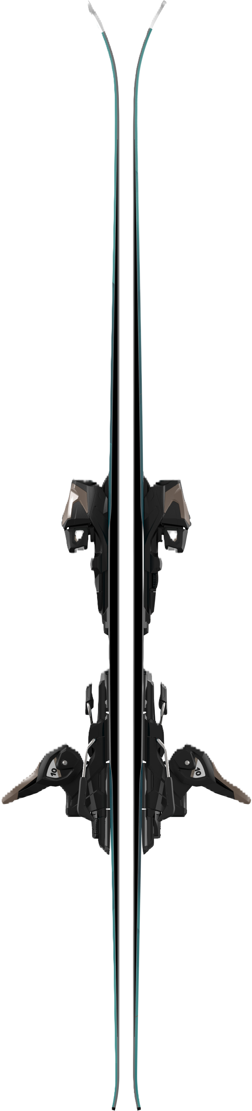 ATOMIC WOMENS CLOUD Q8 W/+M10 GW DOWNHILL SKIS 26