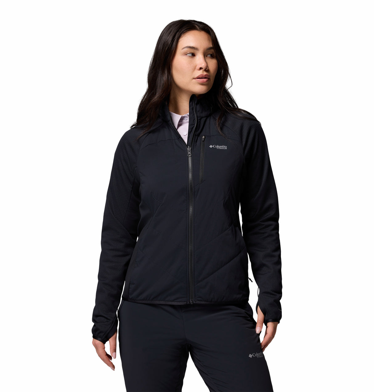 COLUMBIA WOMENS ARCTIC CREST™ HYBRID FULL ZIP SWEATER