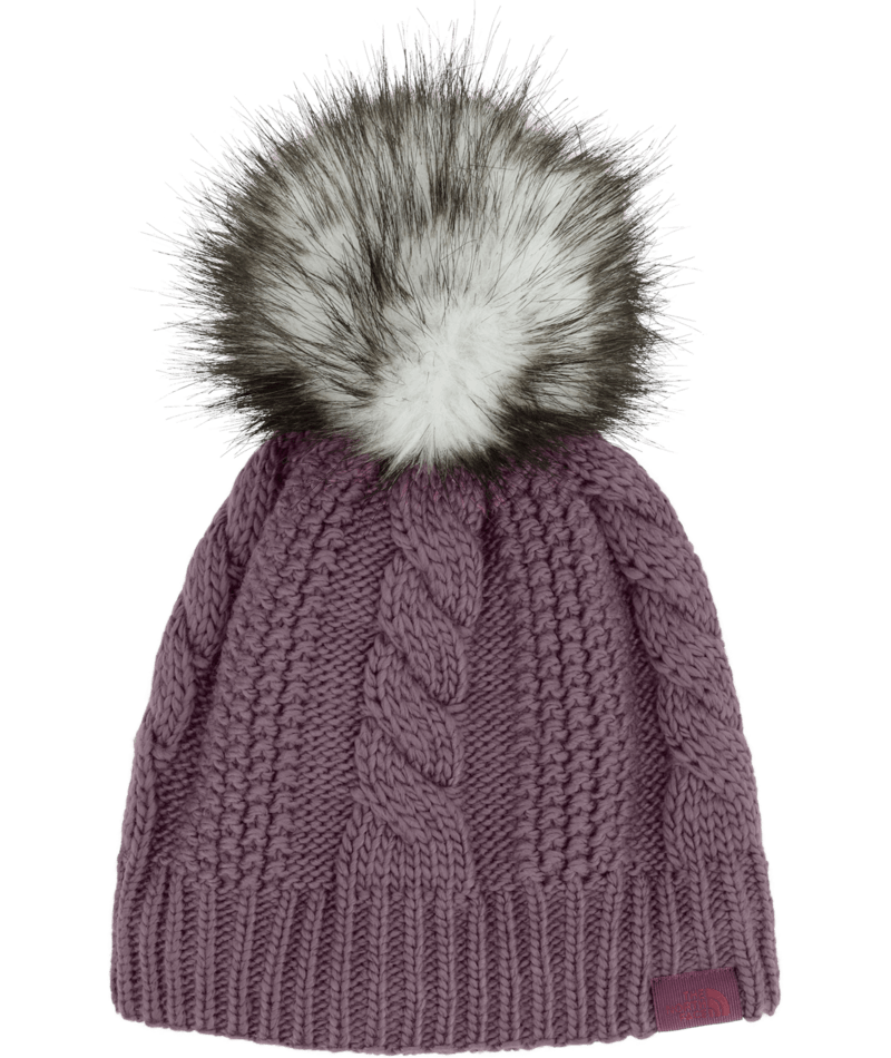 THE NORTH FACE WOMENS OH MEGA FUR POM LINED BEANIE WINTER HAT 25