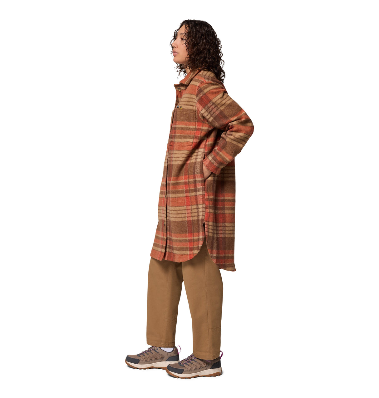 COLUMBIA WOMENS WILDEST VENTURE™ LONG FLEECE SOFTSHELL JACKET