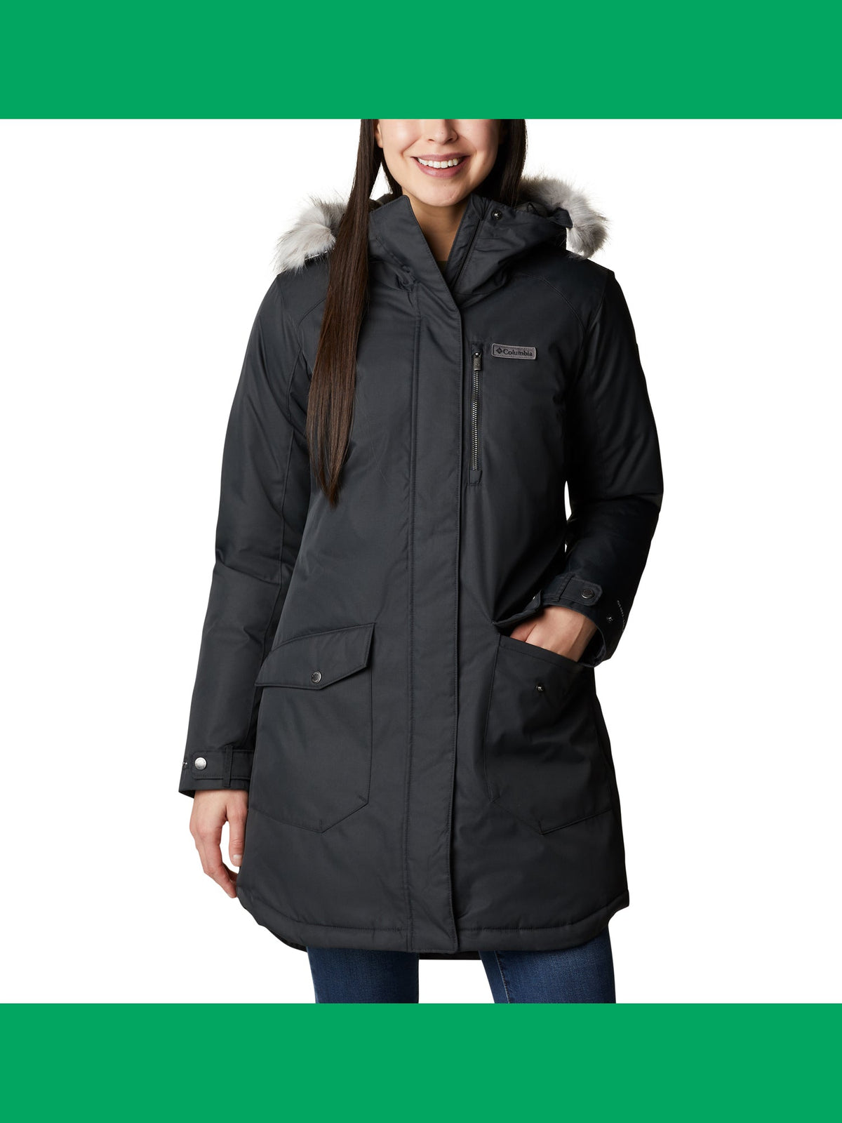 COLUMBIA WOMENS SUTTLE MOUNTAIN™ LONG INSULATED WINTER JACKET