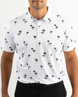 YATTA MENS PALM NOIR POLO 25