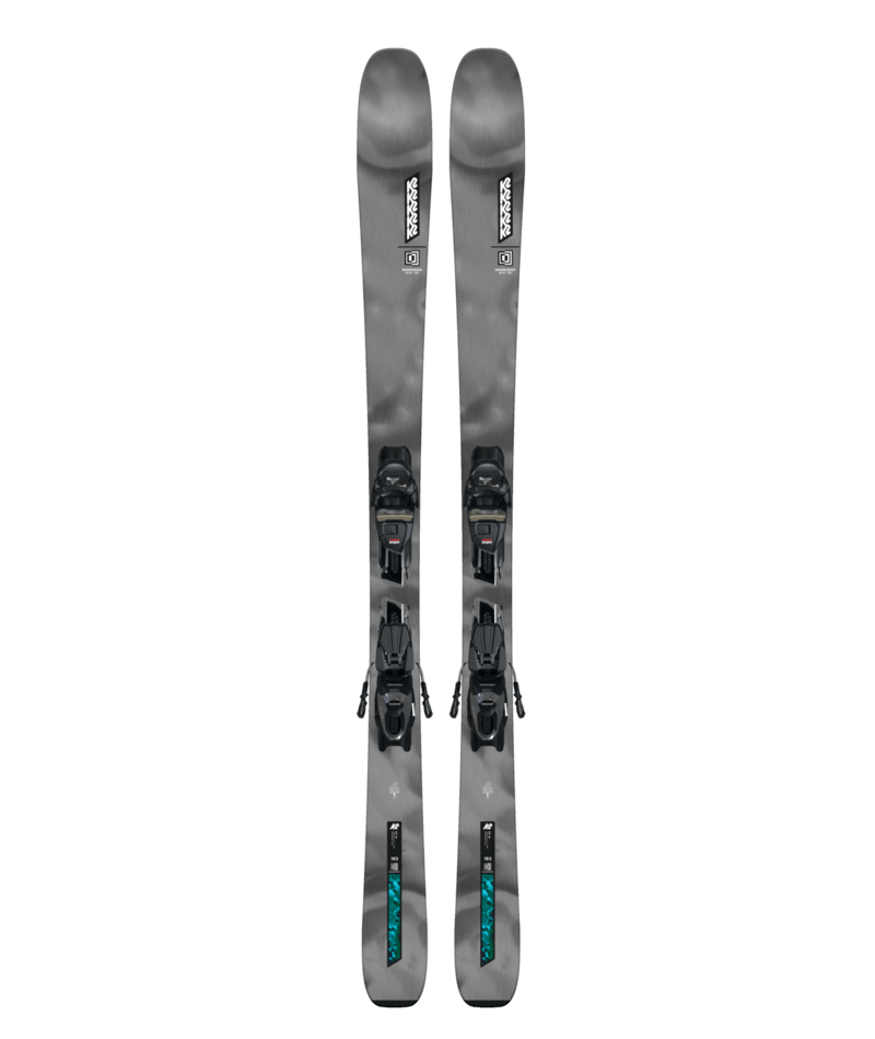 K2 WOMENS MINDBENDER 85 QUIKCLIK DOWNHILL SKIS 26