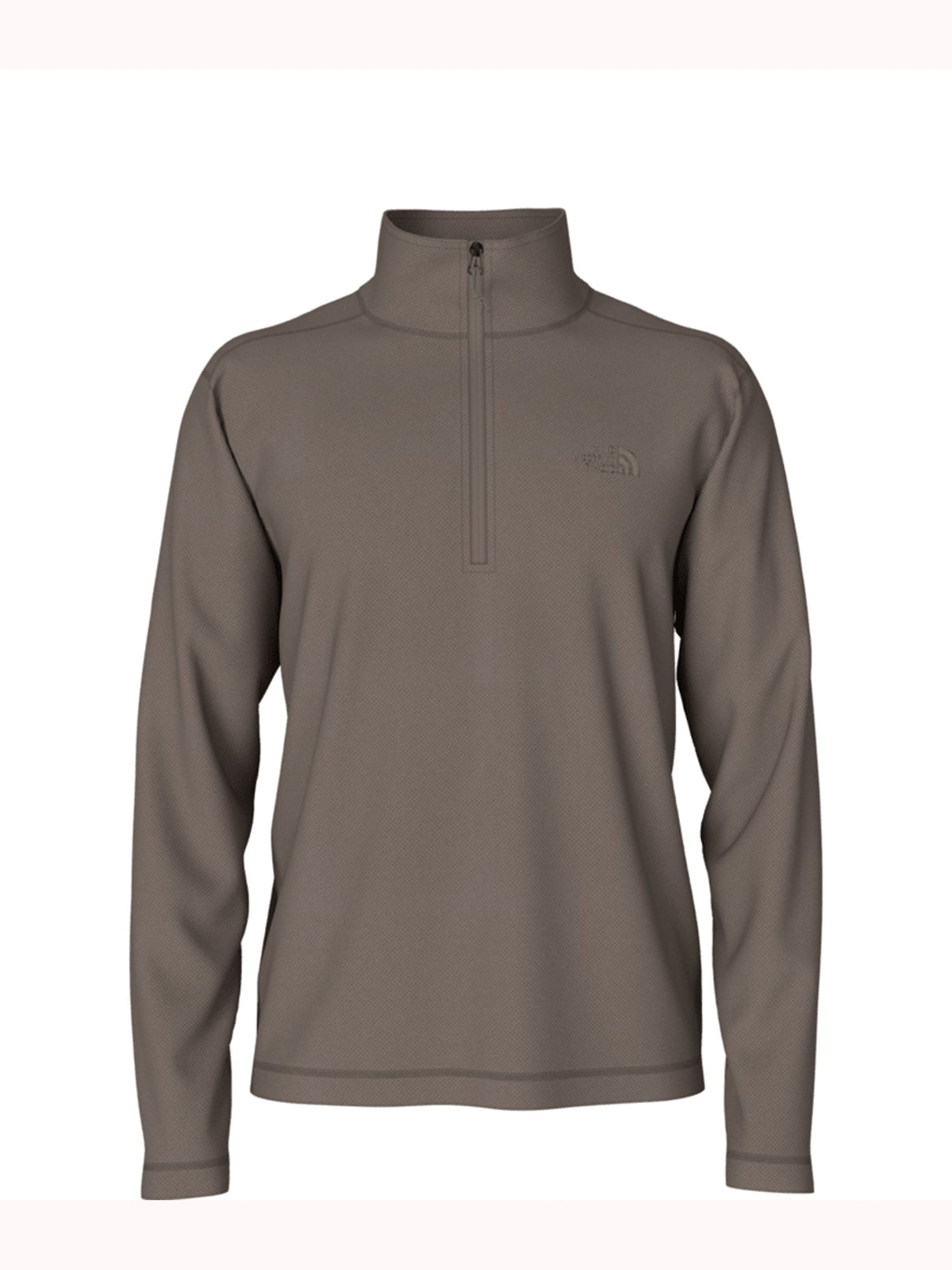 THE NORTH FACE MENS TEXTURED CAP ROCK ¼ ZIP SWEATER