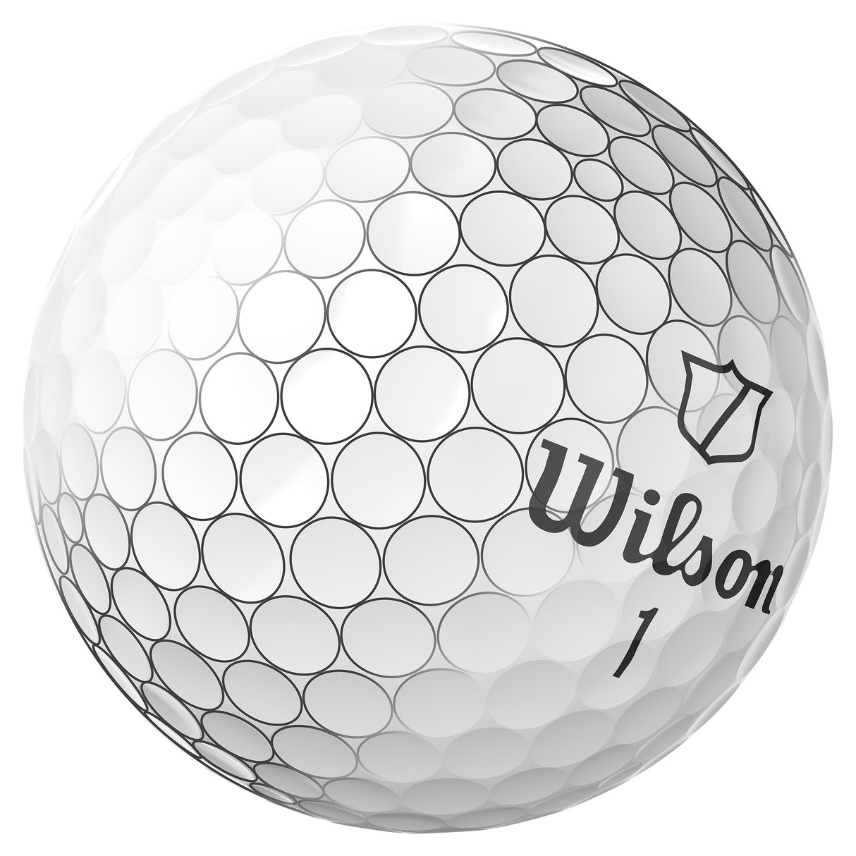 WILSON UNISEX STAFF MODEL GOLF BALL 25