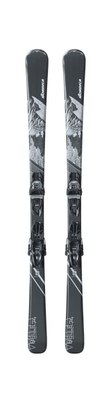 NORDICA WOMENS WILD BELLE 74 TP2 COMPACT 10 FDT DOWNHILL SKIS 26