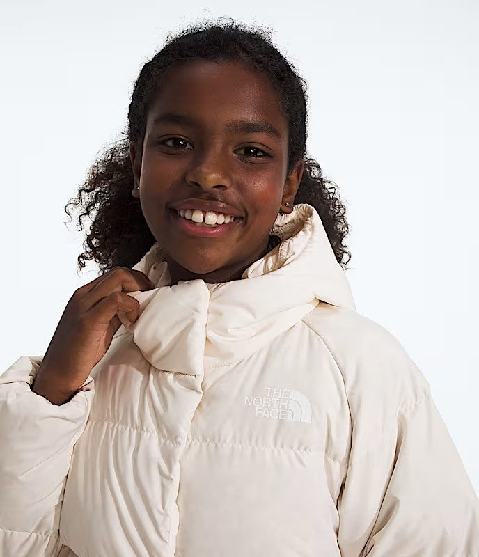 THE NORTH FACE YOUTH GIRLS NORTH DOWN HOODED WINTER JACKET