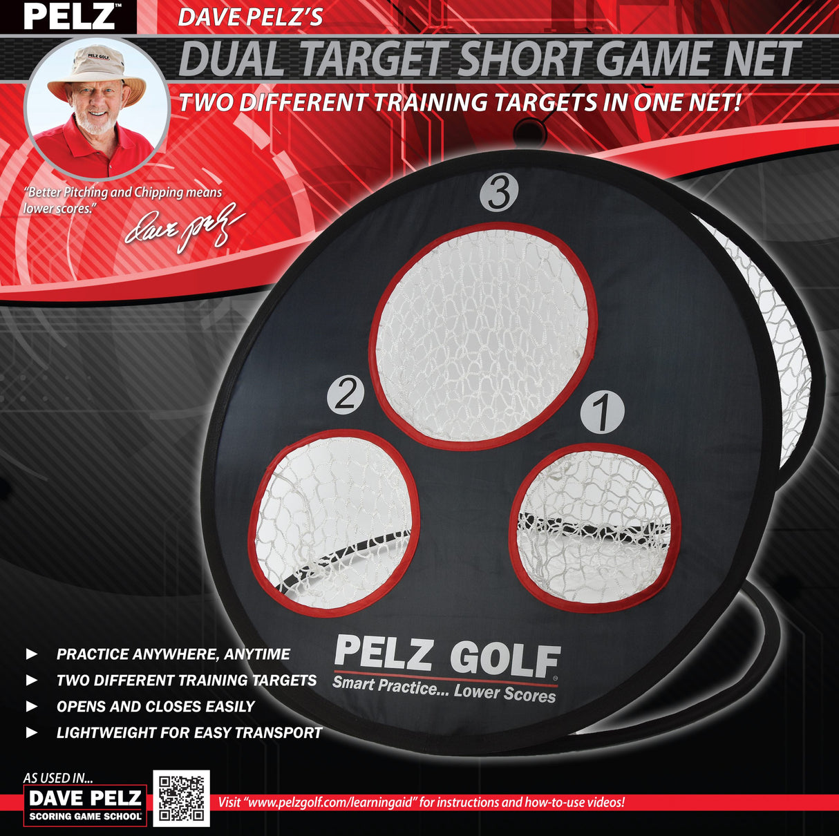 PELZ UNISEX DAVE PELZ CHIPPING NET 25