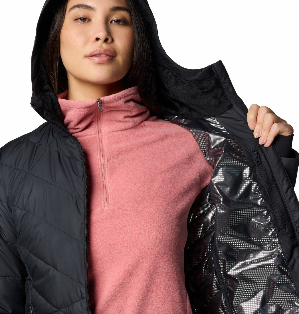 COLUMBIA WOMENS HEAVENLY™ HOODED WINTER JACKET