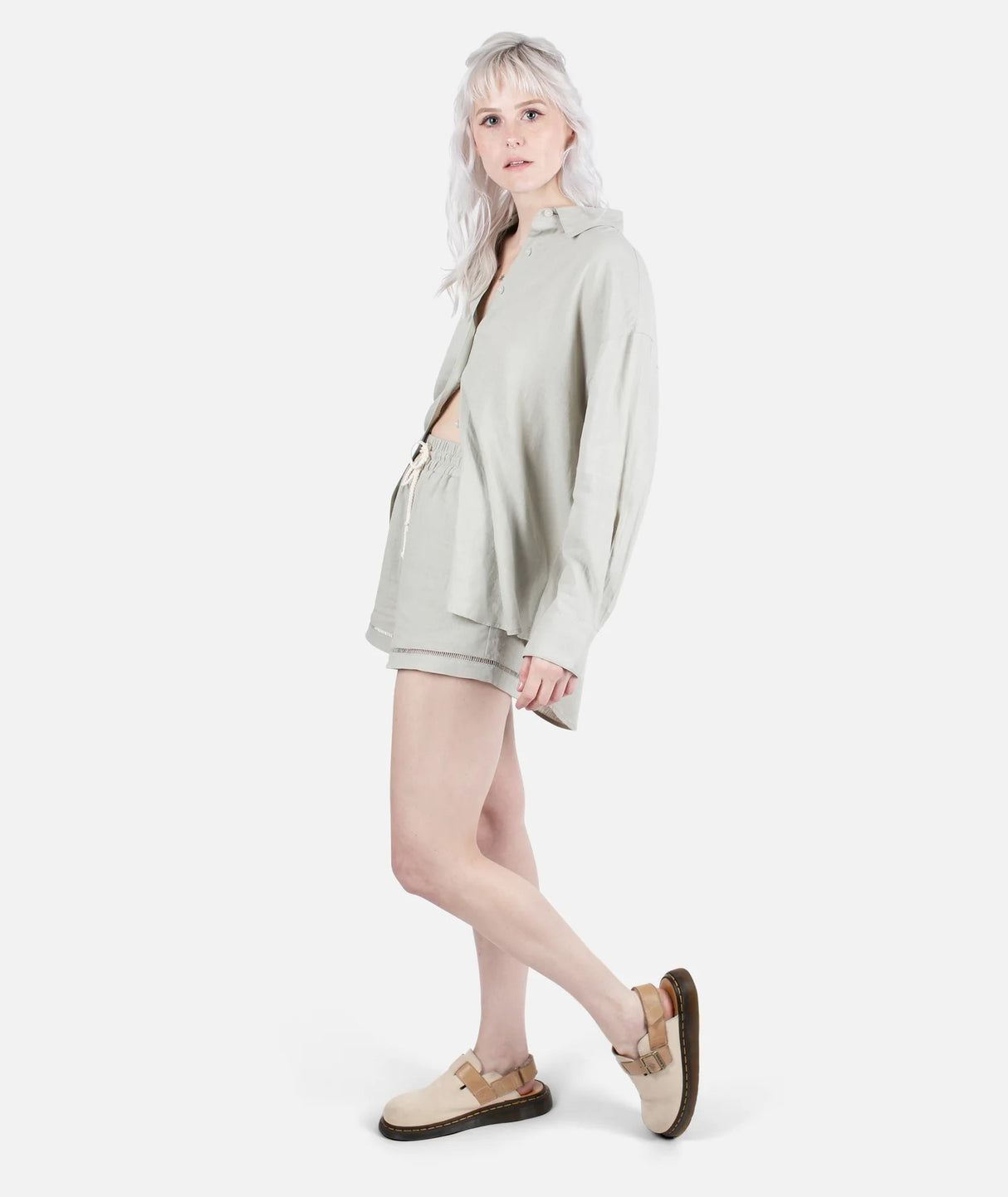 JETTY WOMENS ATLANTIS OVERSIZED LONG SLEEVE SHIRT 25
