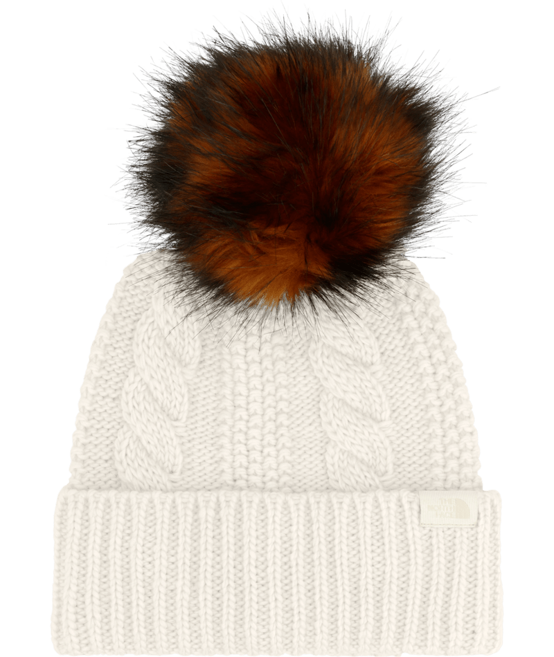THE NORTH FACE WOMENS OH MEGA FUR POM BEANIE