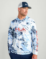 HUK MENS PURSUIT MOSSY OAK PRINTED HOODIE 25