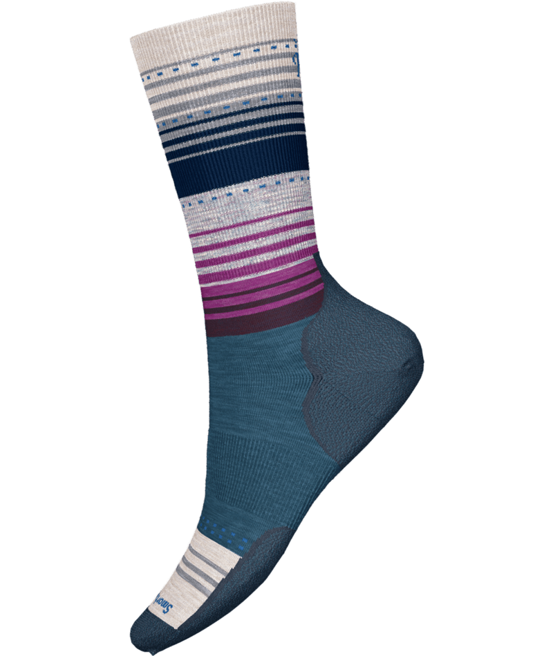 SMARTWOOL WOMENS EVERYDAY STITCH STRIPE CREW SOCKS