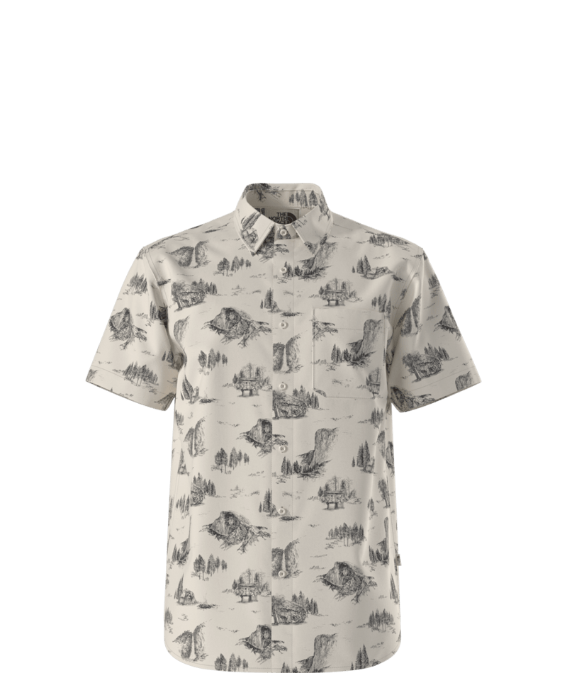 THE NORTH FACE MENS BAYTRAIL PATTERN SHORT SLEEVE SHIRT