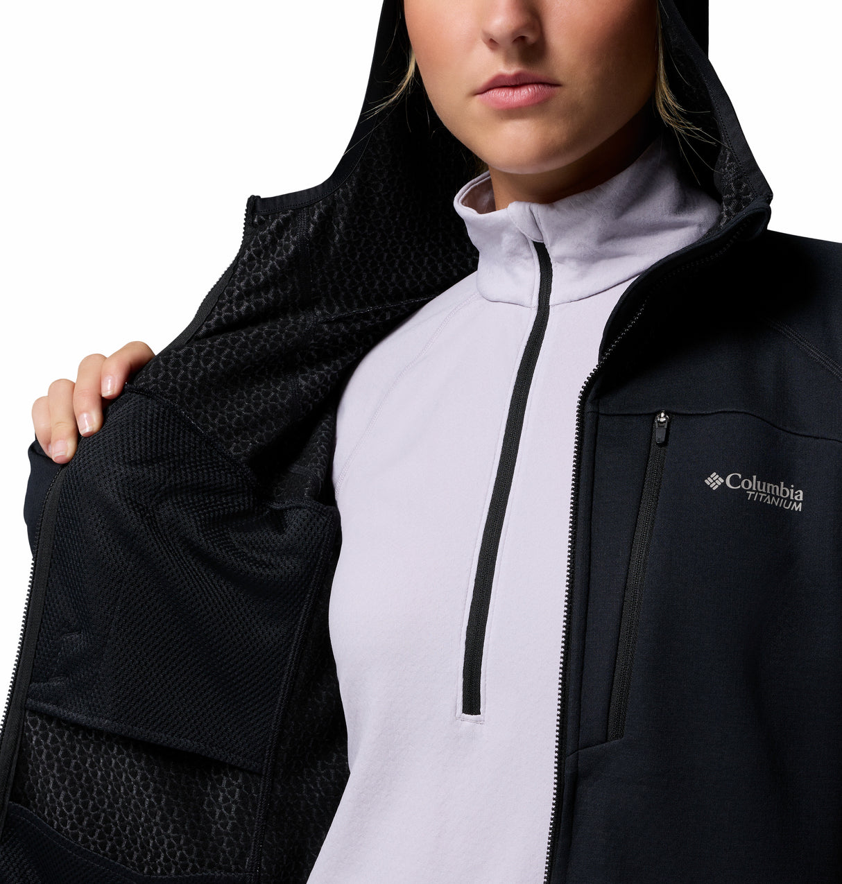 COLUMBIA WOMENS ARCTIC CREST™ BONDED FULL ZIP SWEATER