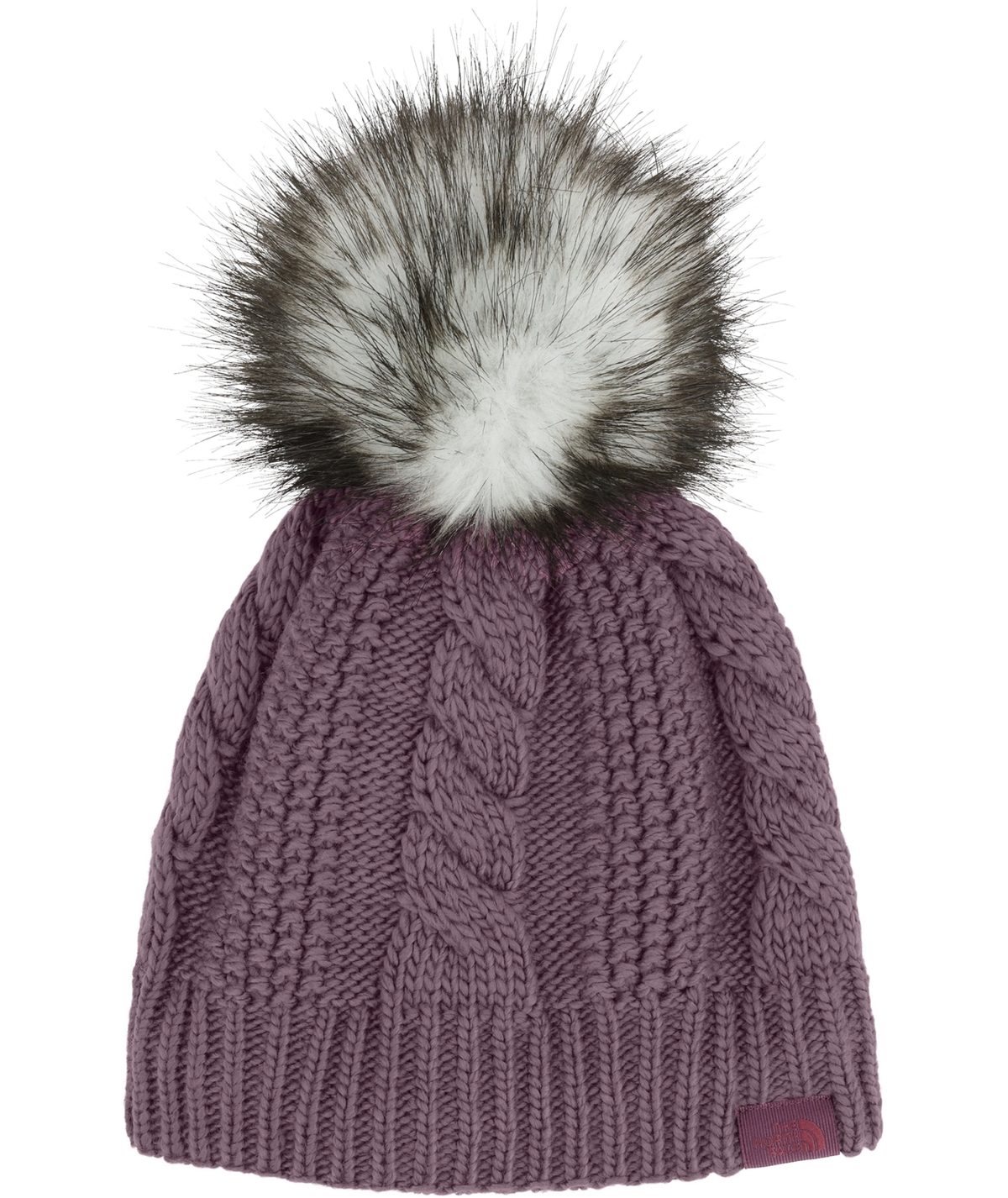 THE NORTH FACE WOMENS OH MEGA FUR POM LINED BEANIE WINTER HAT 25
